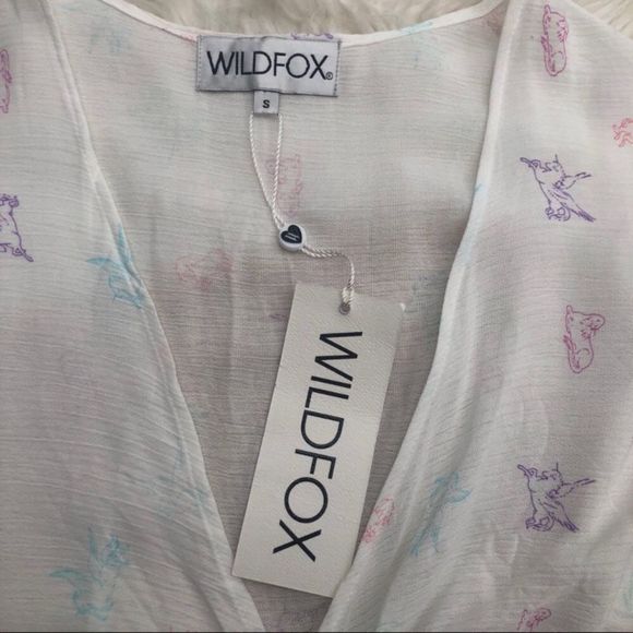 Wildfox Couture Unicorn Wrap Top NEW - Picture 15 of 16